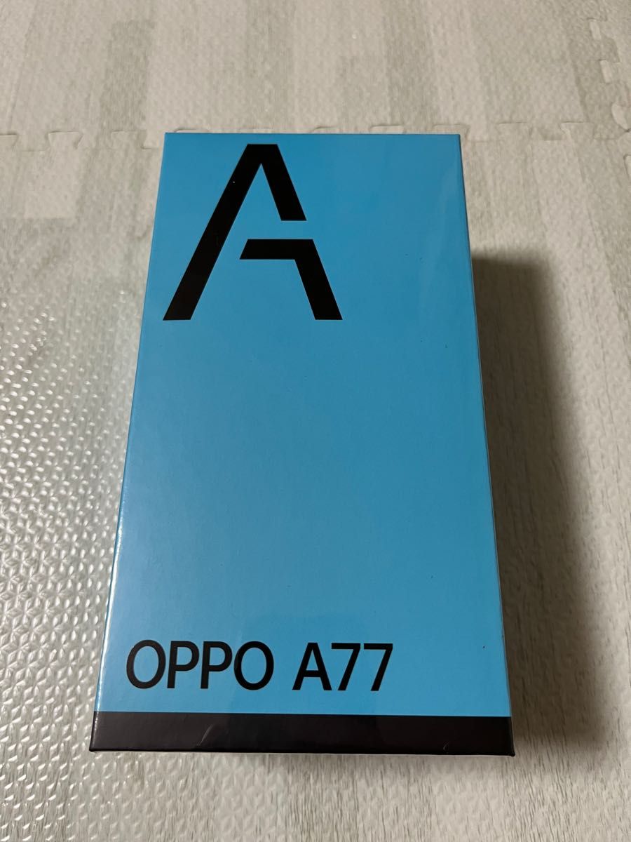 ☆新品未使用未開封　送料込み　OPPO A77 ブラック　4GB/128GB