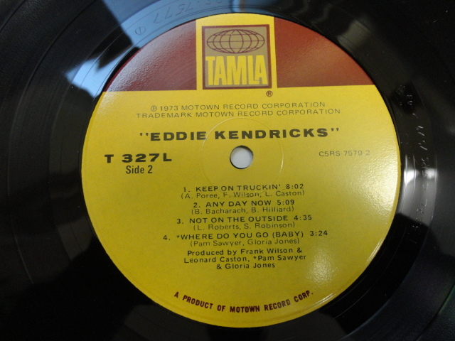 Eddie Kendricks オリジナル原盤名曲 US LP Only Room For Two / Darling Come Back Home / Each Day I Cry A Little 収録　視聴_画像4