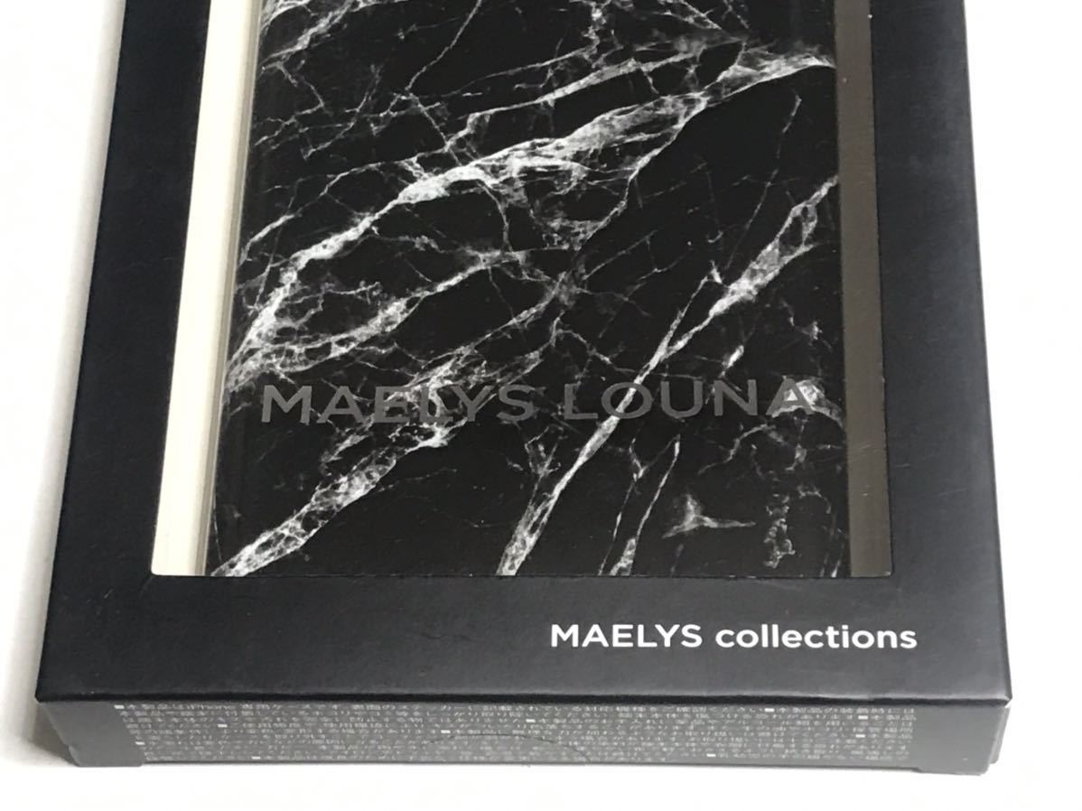 匿名送料込 iPhoneXR用カバー 耐衝撃ケース マエリスルーナ 大理石調 マーブルブラック 黒色 MAELYS LOUNA iPhone10R アイフォーンXR/PT7_画像4