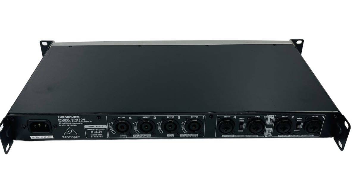 behringer ベリンガー EUROPOWER POWER AMPLIFIER 4チャンネル behringer ベリンガー EUROPOWER POWER AMPLIFIER 4チャンネル