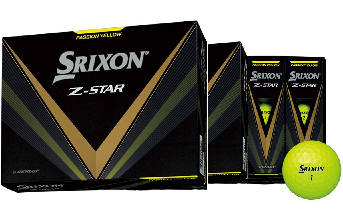 ★新品★2023年モデル★スリクソン★SRIXON Z STAR ゴルフボール★プレミアムパッションイエロー★２ダース★日本正規品★