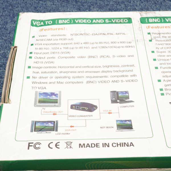  не использовался Composite S терминал VGA Dsub15Pin изменение конвертер видео конвертер 