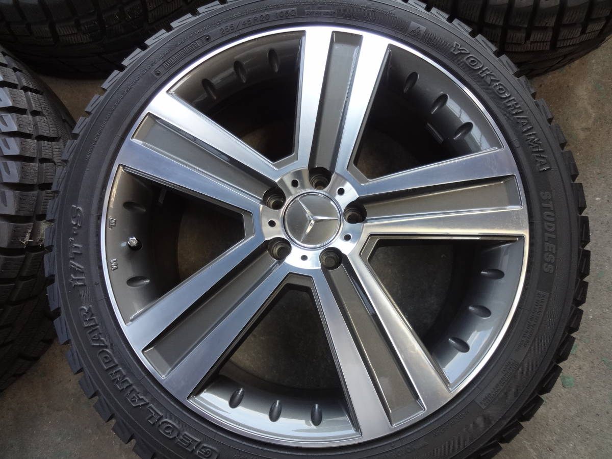 中古 スタッドレスセット ヨコハマ GEOLANDAR I/T-S 255/45R20+WERNER 2085 IS50 5H 112【Mercedes専用ホイール】_画像2