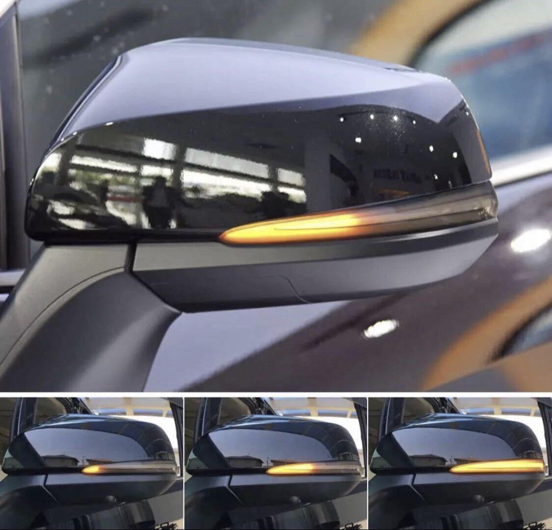 返品保証/流れるウインカー/スモーク/TOYOTA 30系アルファード/ヴェルファイア トヨタ シーケンシャル LED ドアミラー ALPHARD/VELLFIRE_画像3