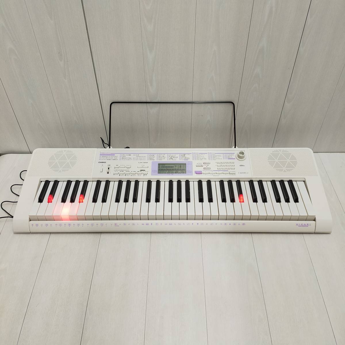 CASIO カシオ LK-122 電子 キーボード 61 鍵盤 光 CASIO カシオ LK-122 電子 キーボード 61 鍵盤 光
