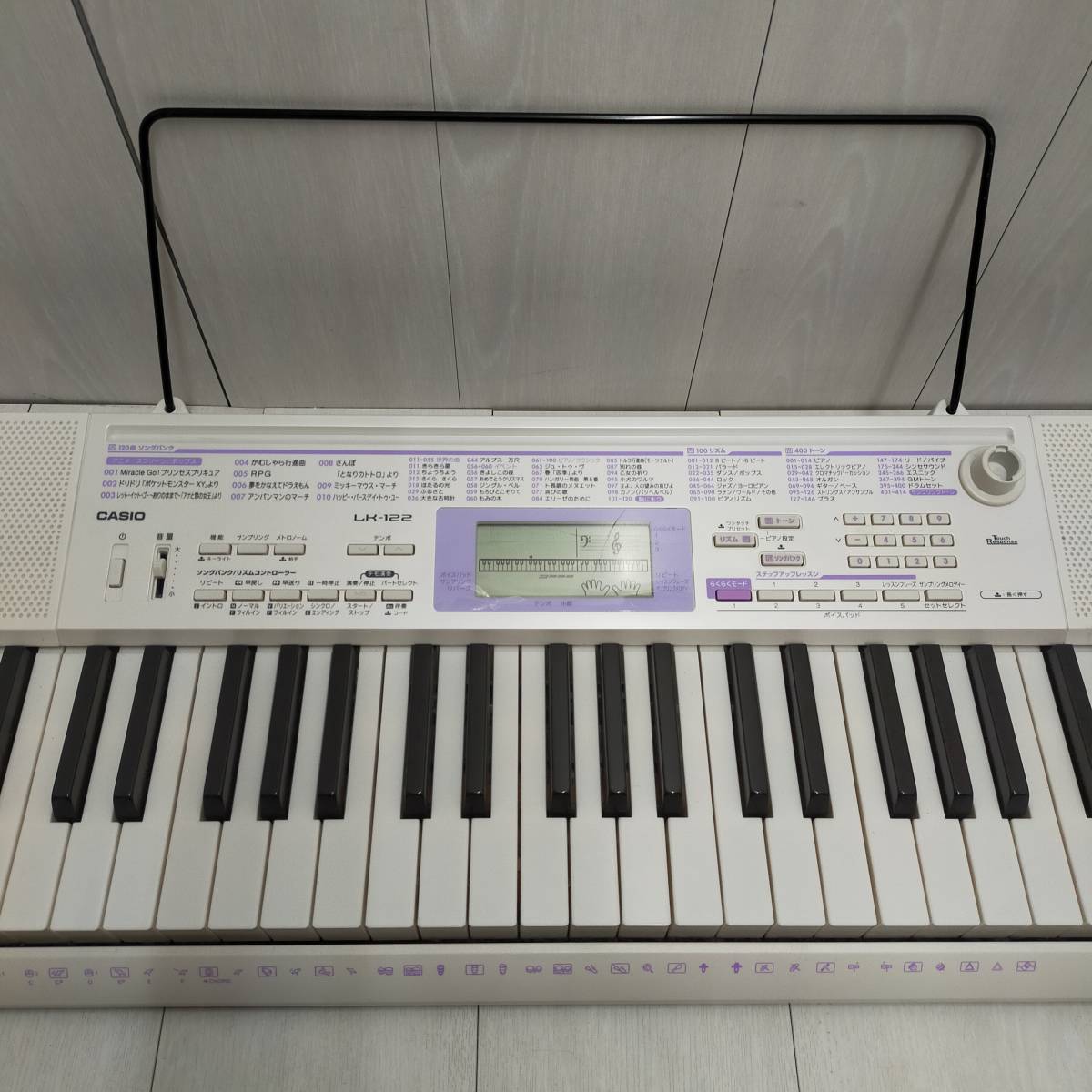 CASIO カシオ LK-122 電子 キーボード 61 鍵盤 光 CASIO カシオ LK-122 電子 キーボード 61 鍵盤 光