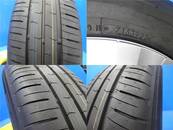 【新車外し4本セット】トヨタ 50プリウス純正 15x6.5J+40 5H100 + トーヨータイヤ ナノエナジー J64 195/65R15_画像4