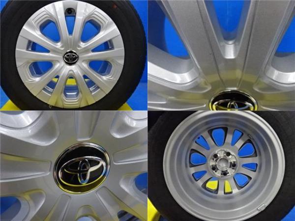 【新車外し4本セット】トヨタ 50プリウス純正 15x6.5J+40 5H100 + トーヨータイヤ ナノエナジー J64 195/65R15_画像5