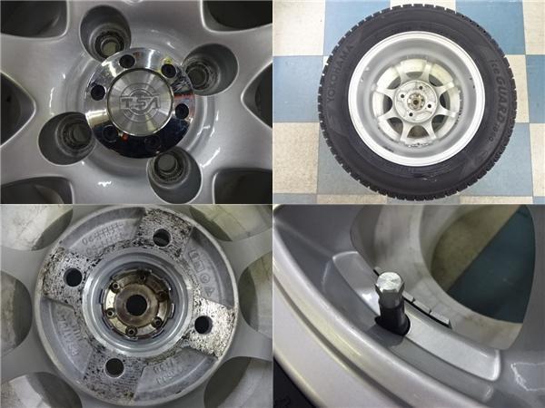 4穴シエンタ ポルテ等 送料無料 14インチ スタッドレスセット 新品 21年製 175/70R14 YH アイスガード IG60 国産 中古アルミつき