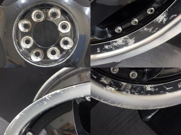 アクア キューブ 等に 送料無料 22年製 TOYO ガリット GIZ 175/65R15 84Q & ACS LEASING ディッシュ 5.5J-15 +43 100・110 8H 白河IN_画像7