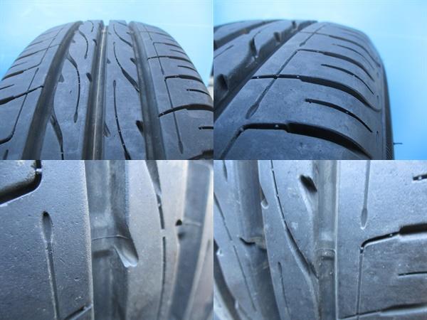 ●★平店★ ● 中古 バリ溝 2017年製 ダンロップ エナセーブ EC203 175/60R15 サマータイヤ4本セット！！ YZ11キューブ ZE11マーチなど！_画像4