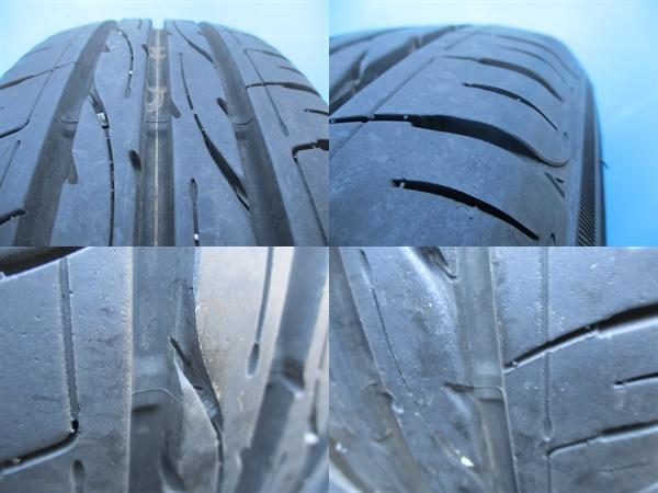 ●★平店★ ● 中古 バリ溝 2017年製 ダンロップ エナセーブ EC203 175/60R15 サマータイヤ4本セット！！ YZ11キューブ ZE11マーチなど！_画像6