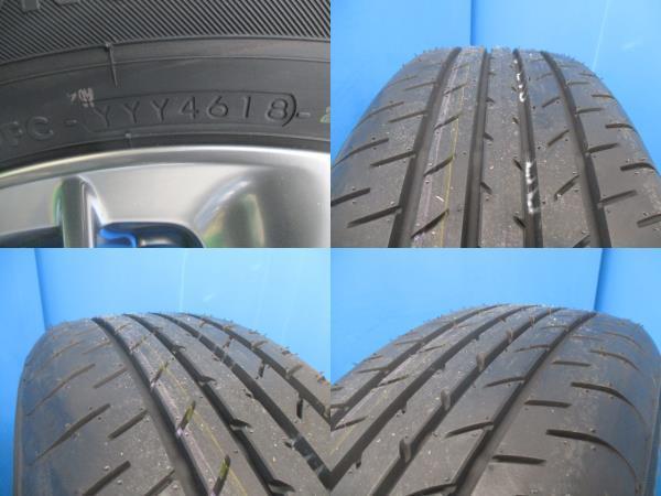 4本 新車外し 中古 ヨコハマ BluEarth E51 夏 サマータイヤ 225/60R17 トヨタ 純正 アルミホイール 17インチ 6.5J +33 114.3 5H