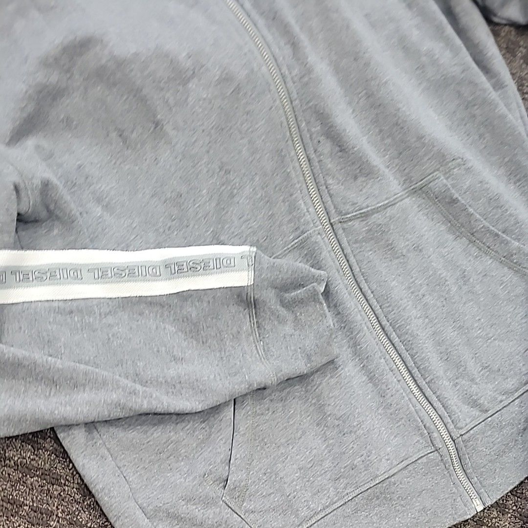 ディーゼル DIESEL 上下セット ジップスウェット/パンツ グレー ディーゼル DIESEL 上下セット ジップスウェット/パンツ グレー