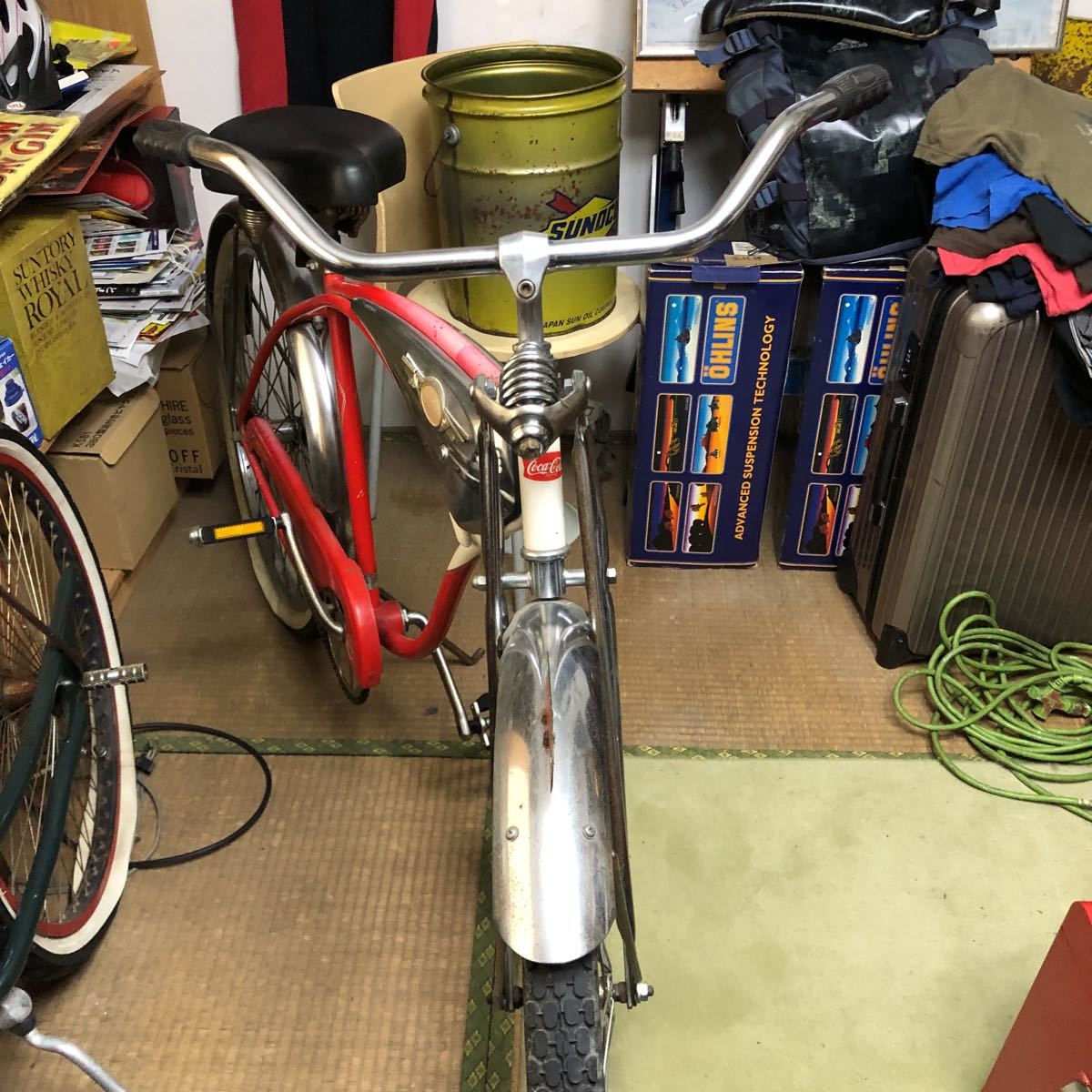 コカコーラ自転車ビーチサイクル年代不明ビンテージ アンティーク コカコーラ自転車ビーチサイクル年代不明ビンテージ アンティーク