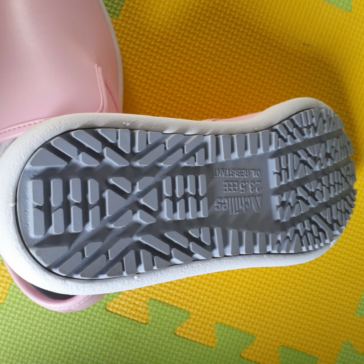 アキレス安全靴作業靴ナースシューズピンクサイズ23.0EEE
