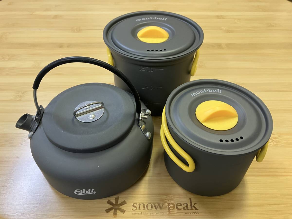 逆輸入 クッカーセット peak snow 新品 スノーピーク ソロセットチタン