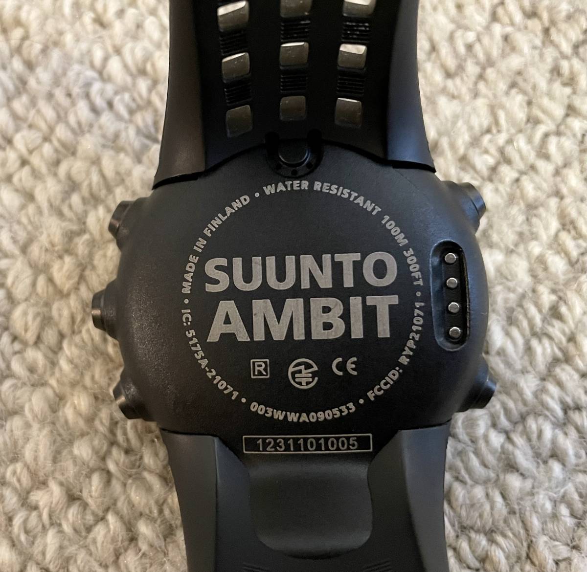 SUUNTO AMBIT スント アンビット 腕時計 クロノグラフ 高度計 気圧／温度計 3Dコンパス GPS 防水 フィンランド製_画像5