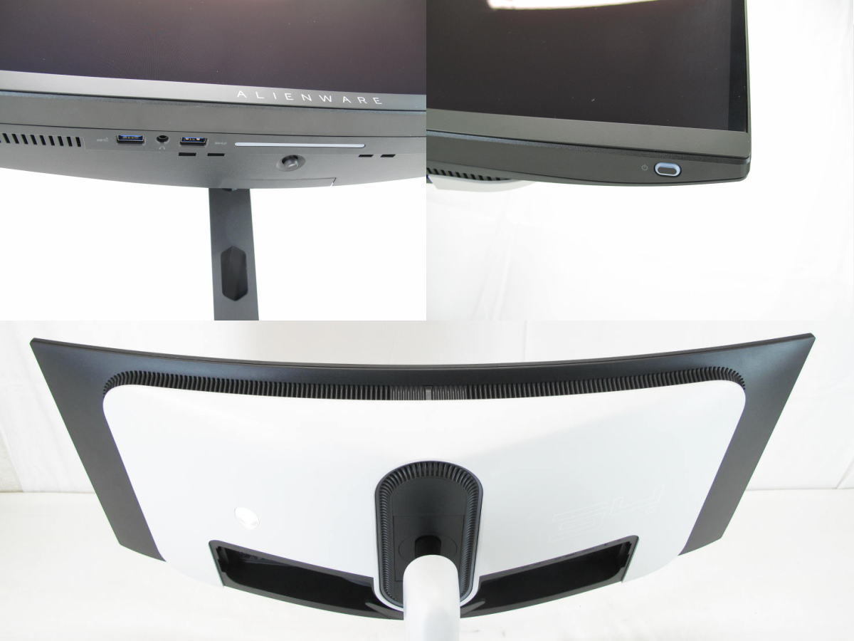 □超美品□DELL□ALIENWARE□曲面QD-有機EL□ゲーミングモニター□34