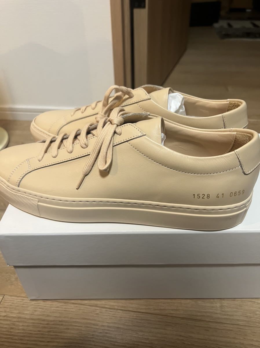 新品 コモン プロジェクト Common Projects Nude ベージュ スニーカー