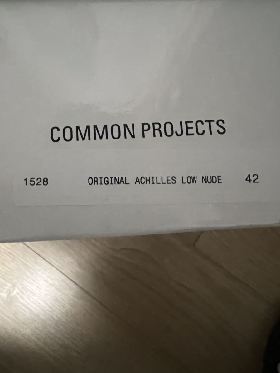 新品 コモン プロジェクト Common Projects Nude ベージュ スニーカー
