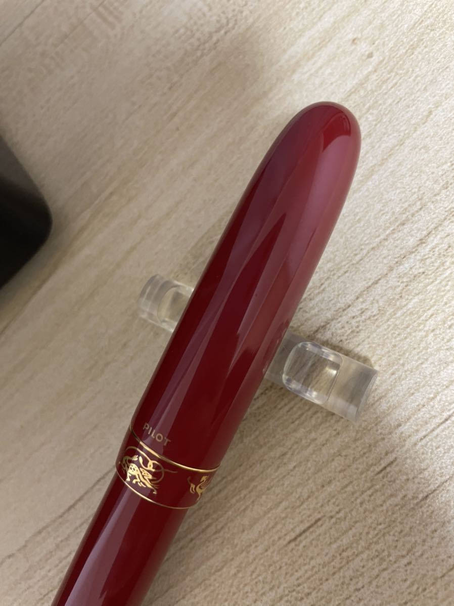 新品 パイロット万年筆 80周年 四神 限定品 漆赤 PILOT 希少 激レア