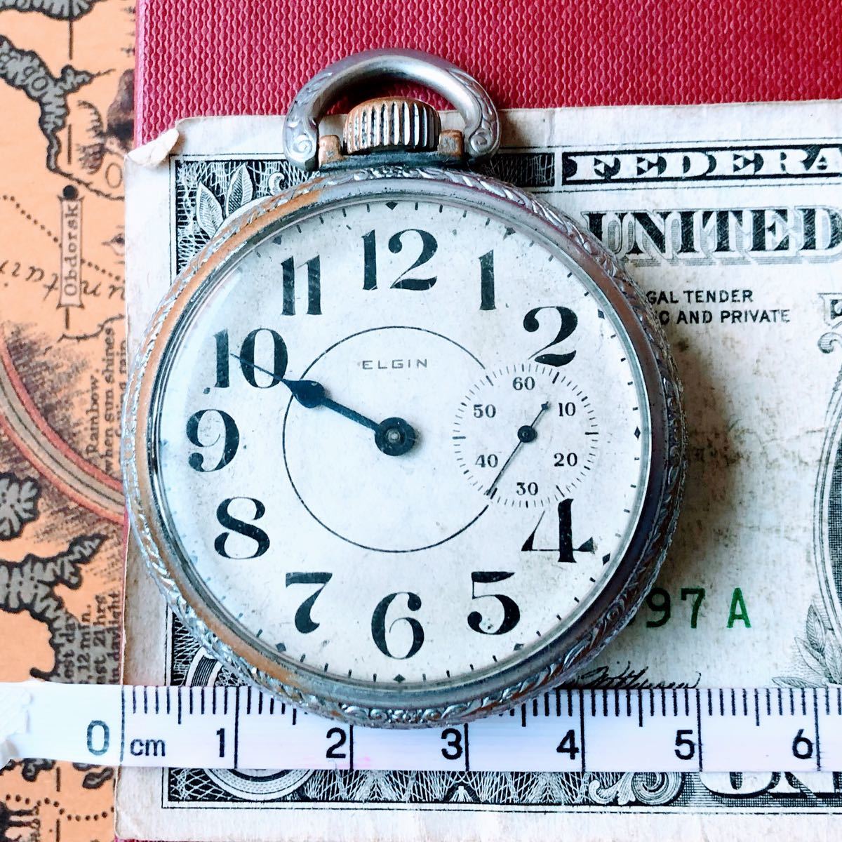 2417 １円スタート メンズ 懐中時計 エルジン ELGIN 機械式 手巻 1890