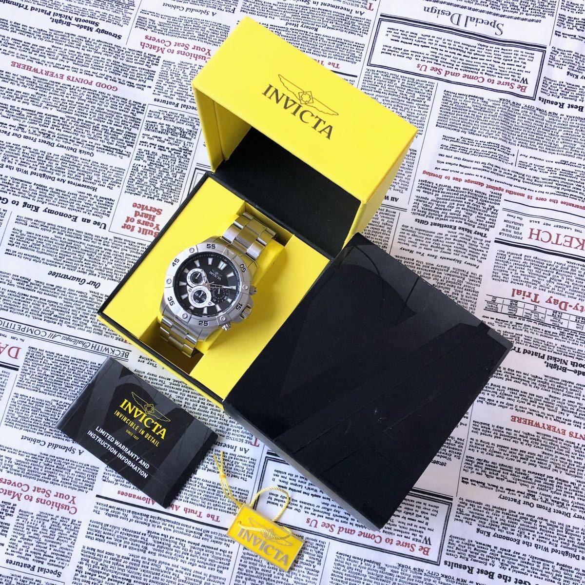 2460【1円スタート】メンズ 腕時計 インビクタ Invicta クォーツ