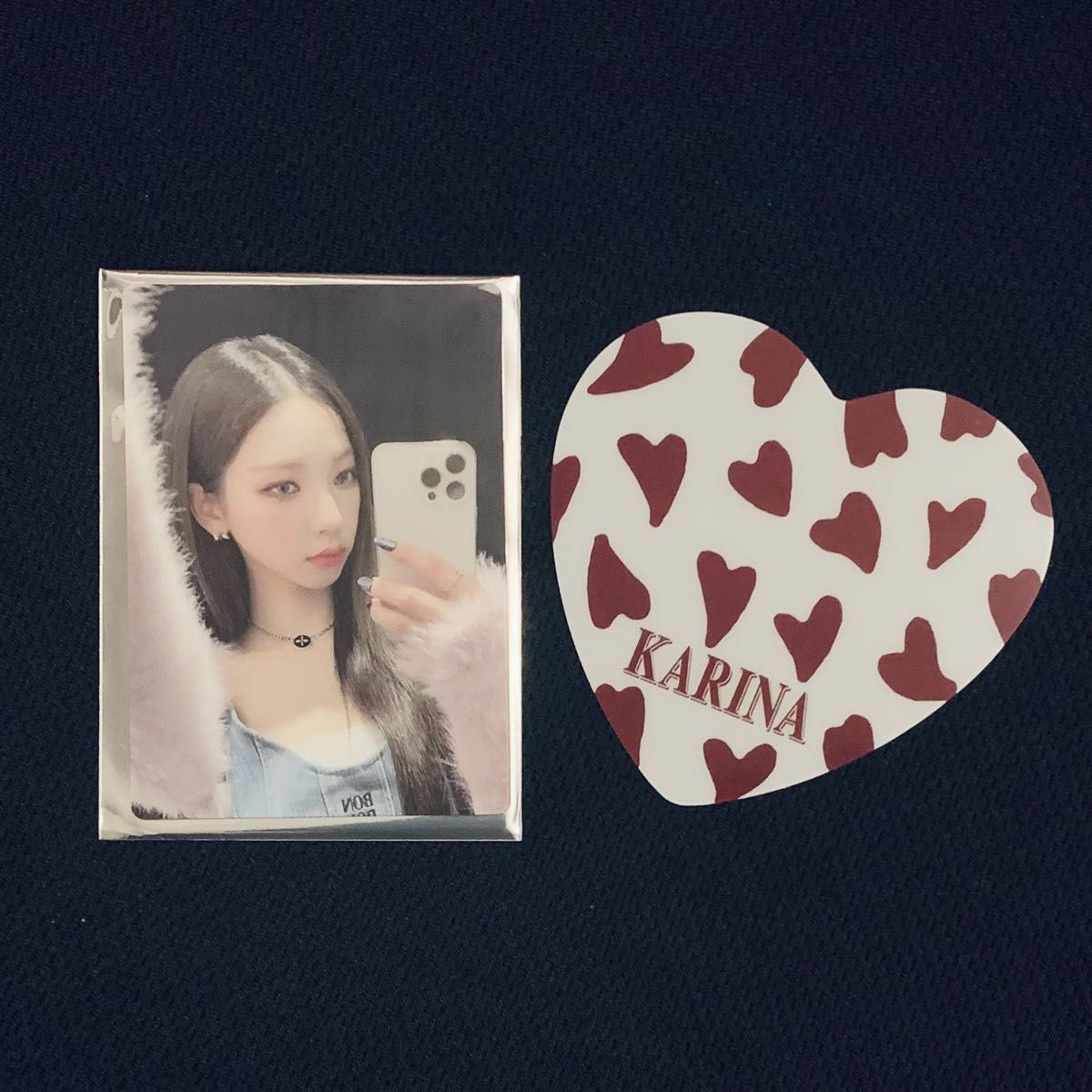 aespa cafe エスパ カフェ 予約特典 トレカ コースター カリナ Karina