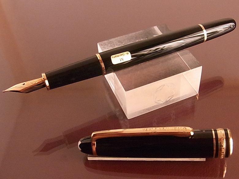 【MONTBLANC】 モンブラン クラシック 144 万年筆 14K ニブ 西ドイツ 名入_画像1