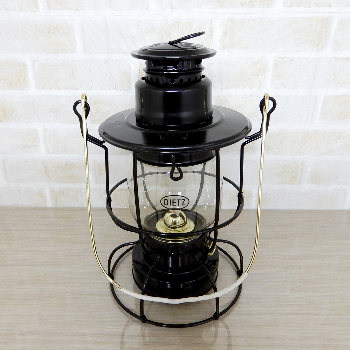 替芯付【送料無料】新品 Dietz #41 Watchman Railroad Lantern Black 【日本未発売】◇デイツ レイルロード ランタン ブラック 真鍮 未使用