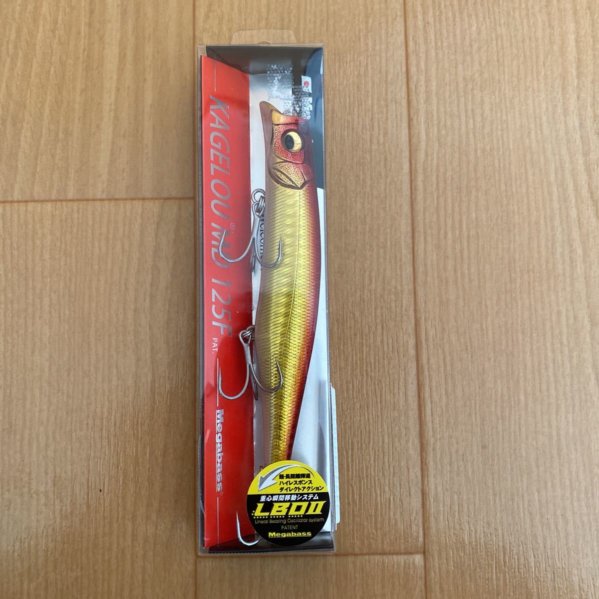 メガバス-カゲロウ125F 新品未開封 シーバス ルアー アカキン