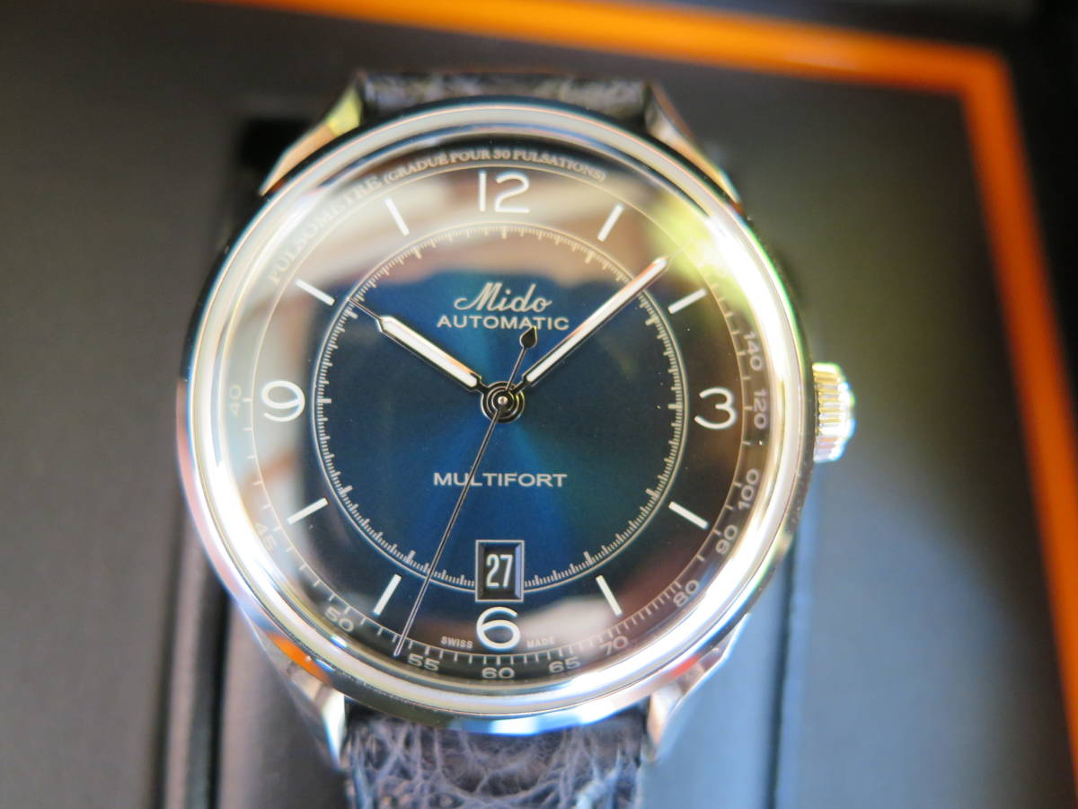 WEB限定カラー SEIKO MIDOミドーマルチフォートパトリモニー貴重、美品