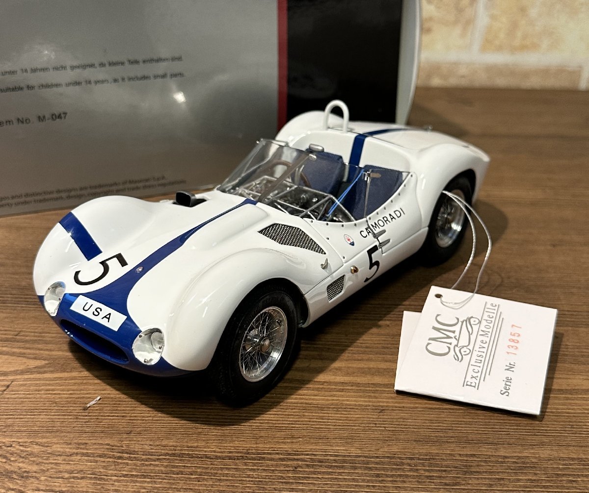 美品 CMC 1960 MASERATI TIPO 61 BIRDCAGE #5 NURBURGRING M-047