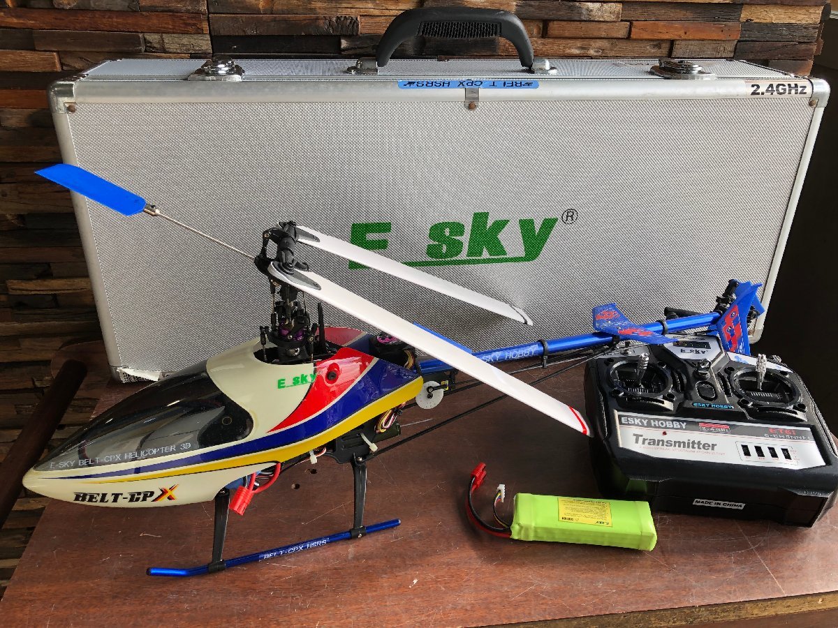 used аккумулятор отсутствует E-sky BELT-CPX 2.4GHz радиоуправляемая модель вертолета 