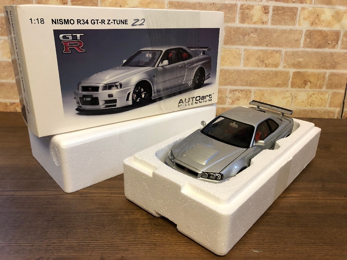 男性に人気！ 中古1/18 オートアート AUTO ART NISMO R34 GT-R Z-TUNE