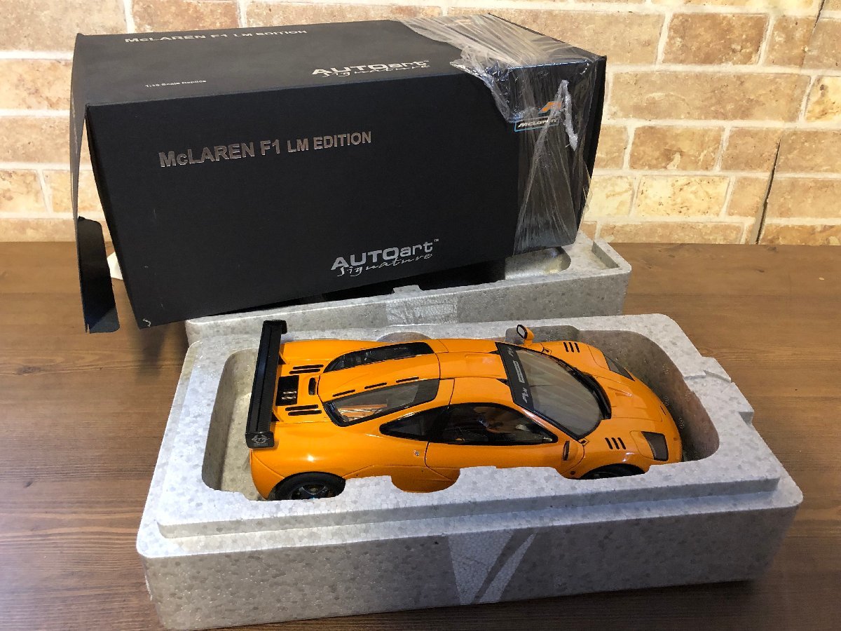 中古1/18 オートアート AUTO ART McLaren マクラーレン F1 LM オレンジの画像2