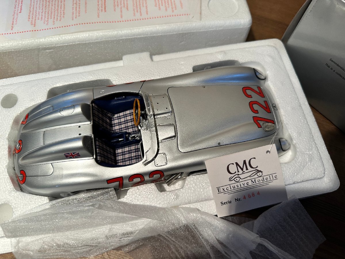 美品 CMC 1/18 Classic Model Cars Mercedes-Benz 300SLR 722 Mille