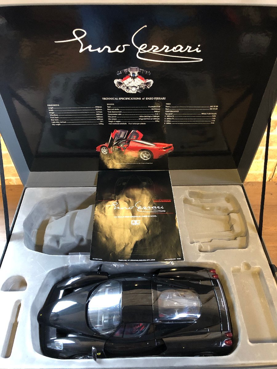 usedentso special case Tamiya huge! big size 1/12 collectors Club special ENZO Ferrari Enzo Ferrari 