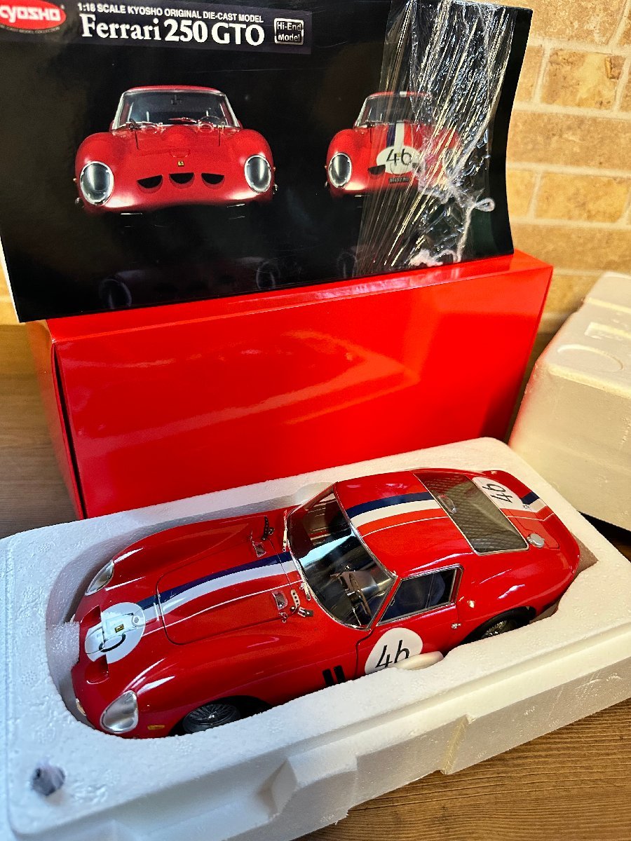 used 京商オリジナル 1/18 フェラーリ 250 GTO ニュルブルクリンク 1963 #46 　ダイキャストモデルカー完成　ハイエンド品