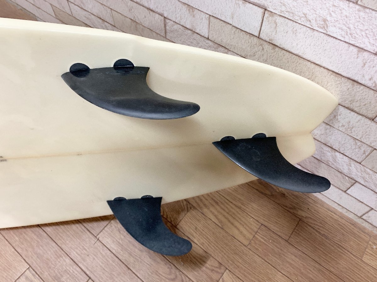 SMAC SURFBOARD　サーフボード　ショートボード　FCSフィン付き　5.11×19.5　180.3cm　サーフィン_画像8