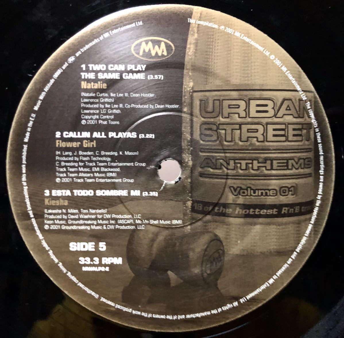 激レア アングラ インディ アナログ限定生産 画ジャケ 2001 Various / Urban Street Anthems Volume 01 Original UK 3枚組 LP 00s 絶版_画像8