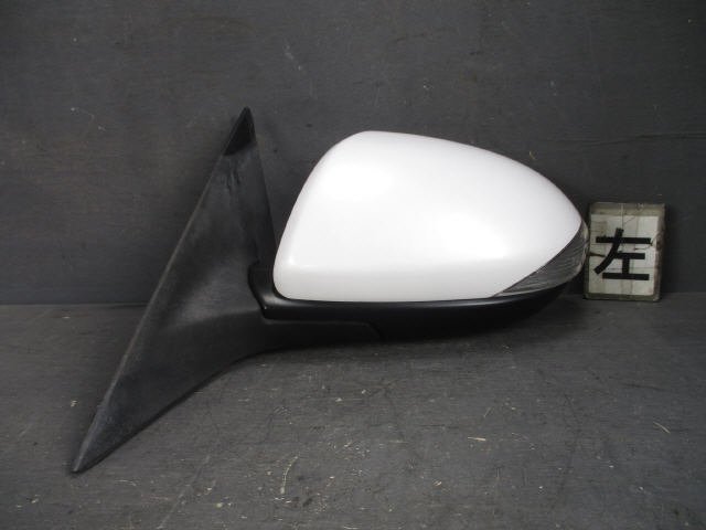 [ inspection settled ] H21 year Atenza DBA-GH5FW left door mirror G33G-69-18ZA white pearl 34K [ZNo:04001830]