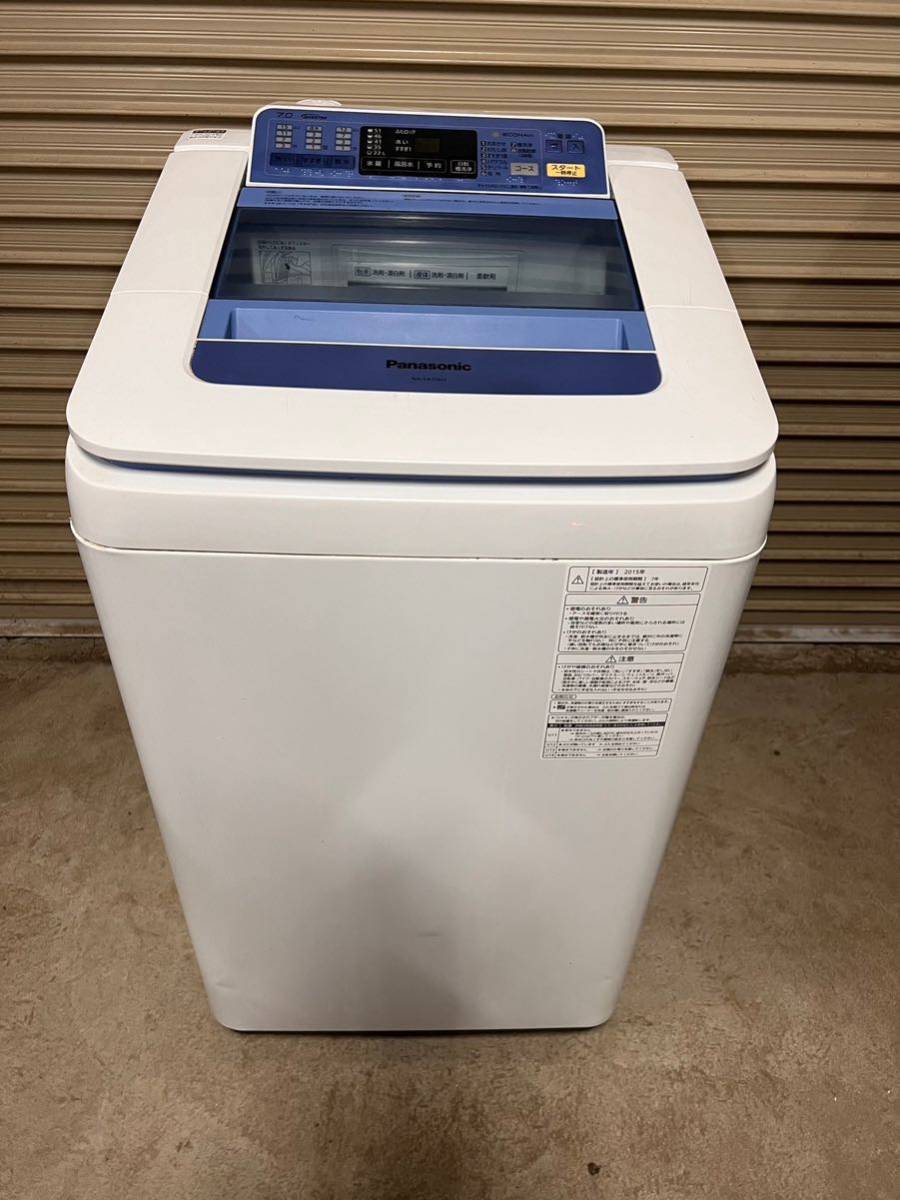 洗濯機 Panasonic NA-FA70H1 7キロ 2015年製 家電、AV、カメラ 洗濯 ...