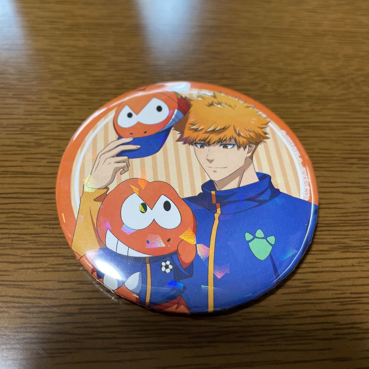 ブルーロック サンリオ ホログラム缶バッジ 國神 アニメグッズ
