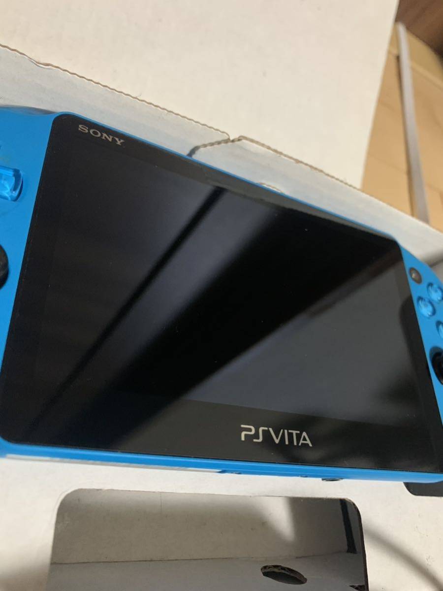 PlayStation Vita Wi-Fiモデル アクア・ブルー PCH-2000 マイン 