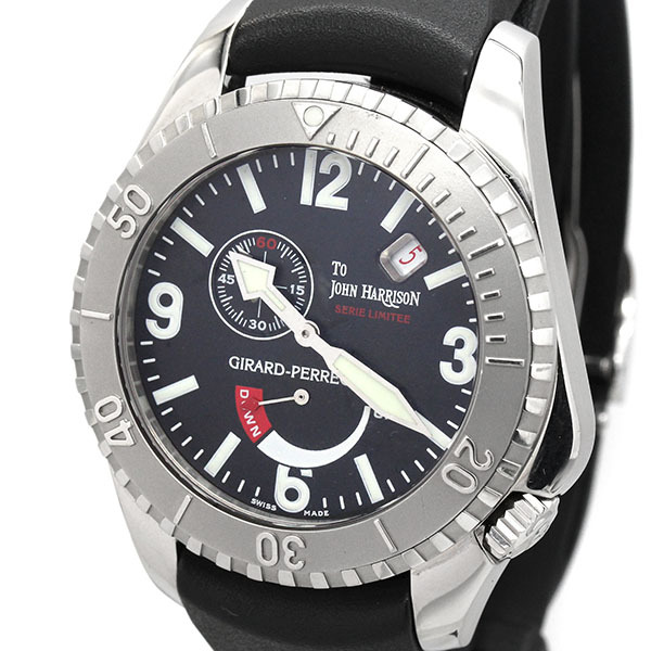 ジラールペルゴ GIRARDPERREGAUX シーホーク2 ジョンハリソンモデル 49915 メンズ腕時計 自動巻き