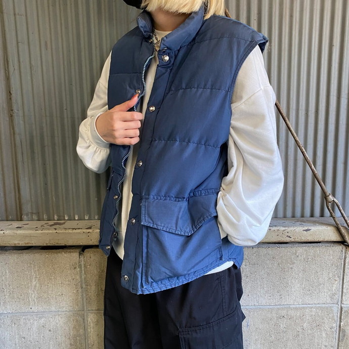 新作モデル 70年代 WOOLRICH ウールリッチ ダウンベスト アウトドア