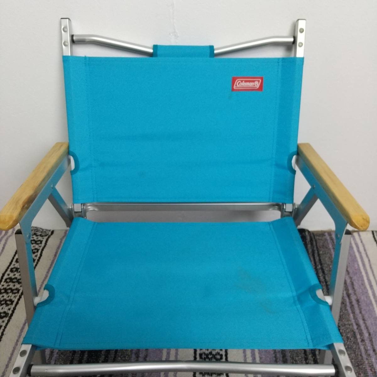 YM4428 COLEMAN (コールマン) コンパクトフォールディングチェア(スカイ)ローチェア 折りたたみチェア 椅子 アウトドア キャンプ