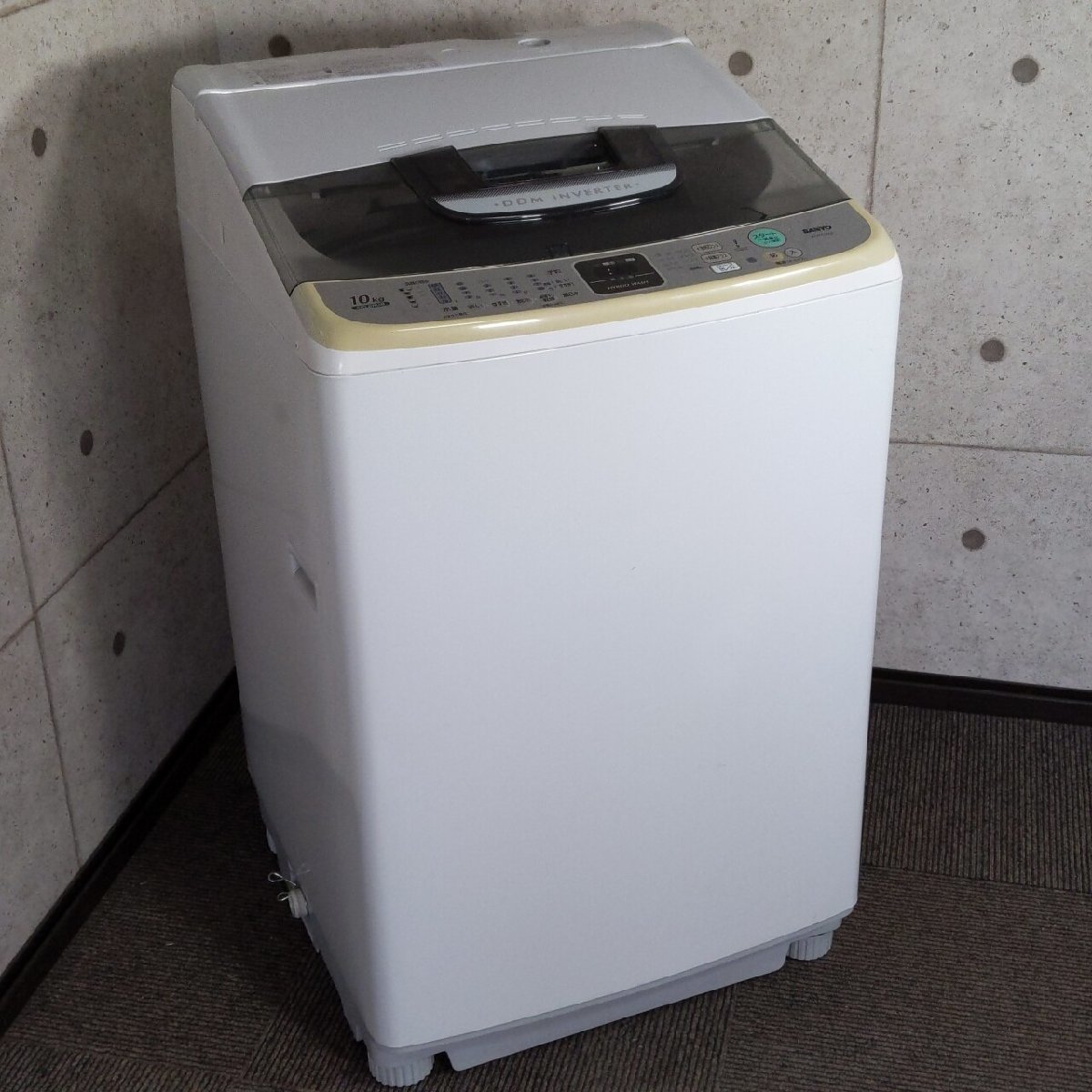 Yahoo!オークション - SANYO 全自動電気洗濯機 ASW-E10ZA 10kg Yahoo!オークション - SANYO 全自動電気洗濯機 ASW-E10ZA 10kg